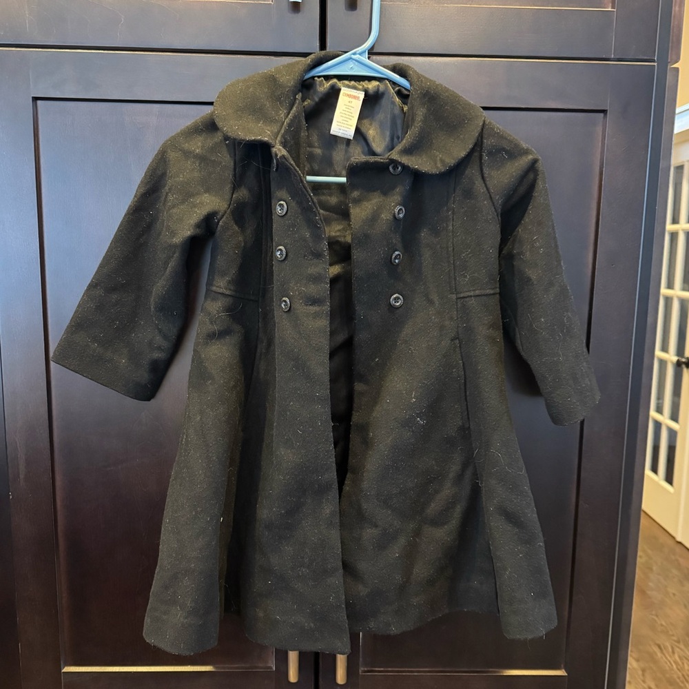 Gymboree Classic Black Kids Pea Coat